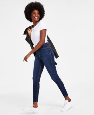 High Rise Skinny Ankle Jeans