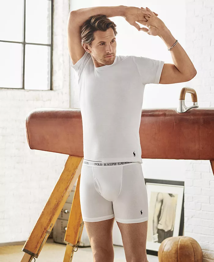 Men's 3-Pack Slim Fit Crewneck Undershirt - thumbnail 6