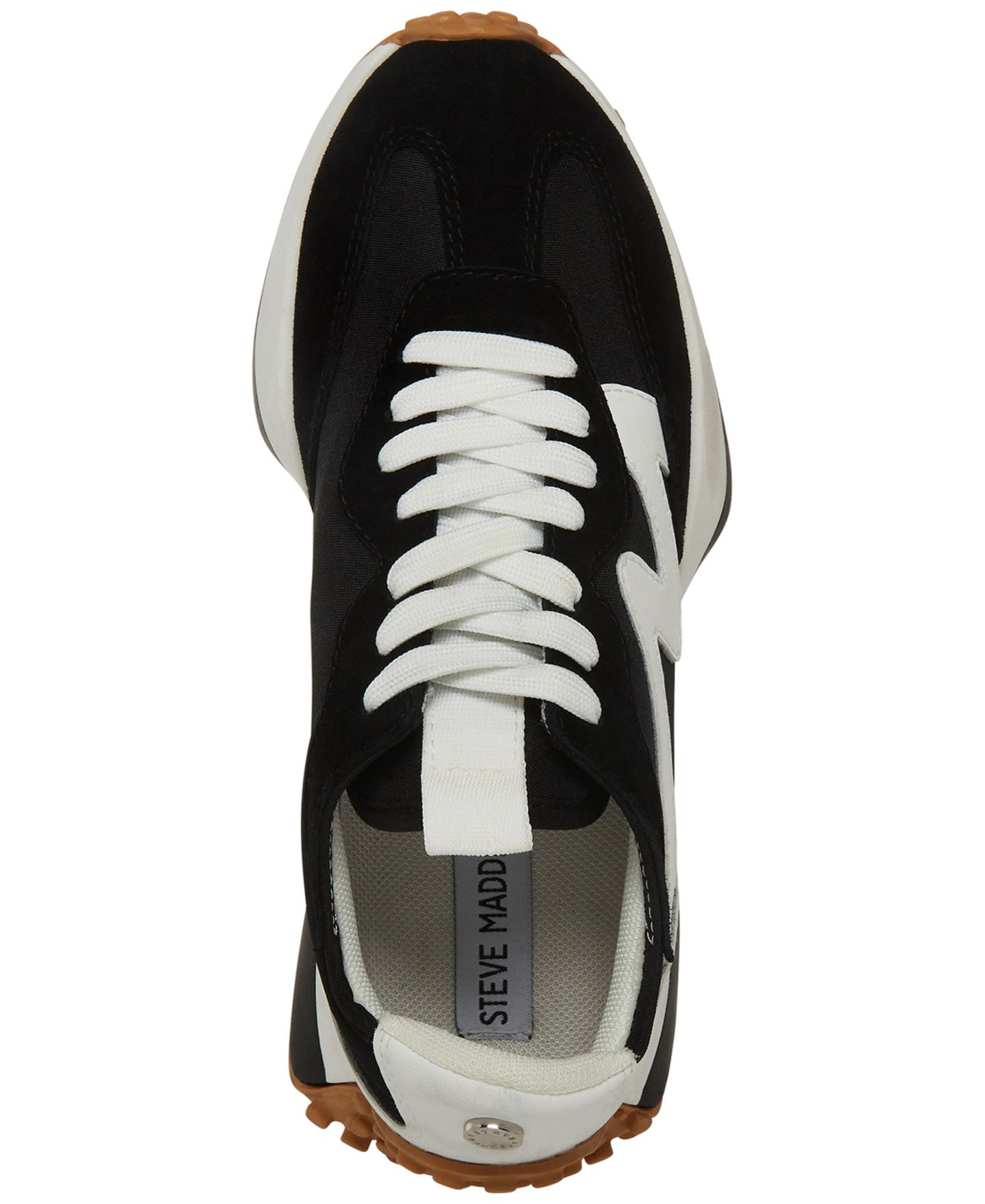 Женские кроссовки Steve Madden Campo Retro Lace-Up Jogger, цвет: Чёрный разноцветный — фото 4