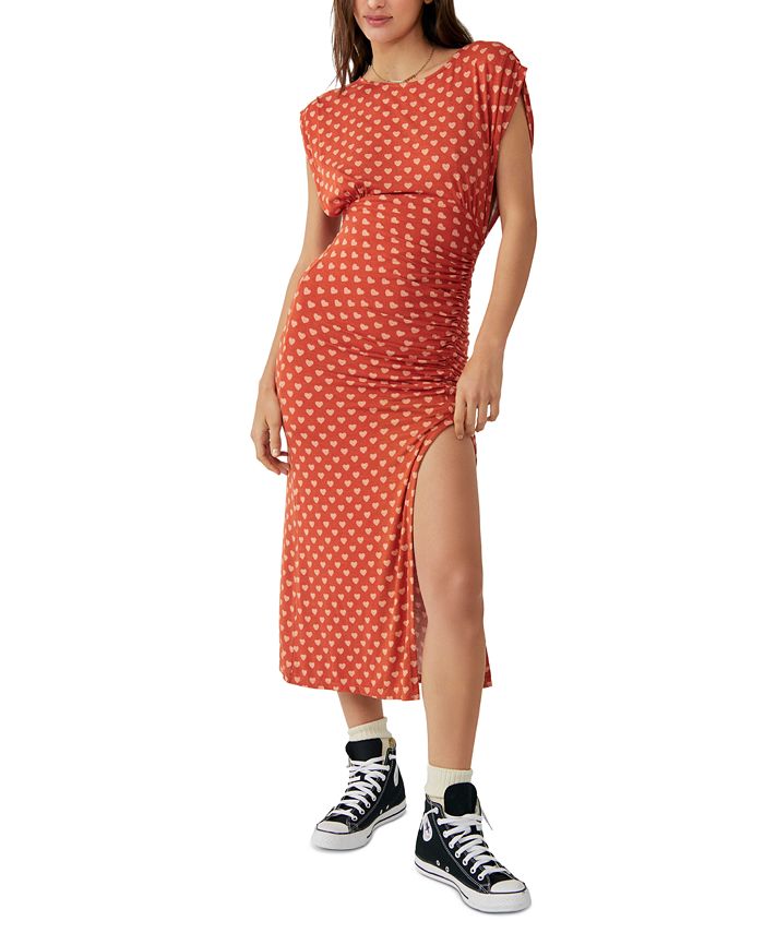 Free People Women's Lakeside Printed Midi Dress & Reviews Dresses