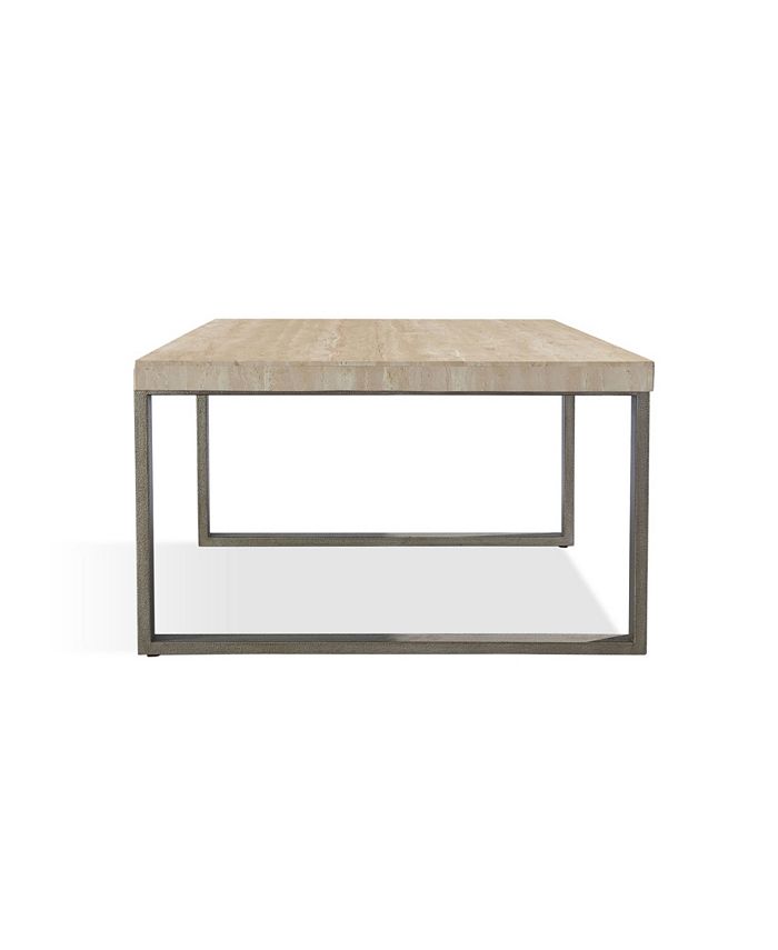 Furniture Ariela Travertine Occasional Coffee Table Macy's