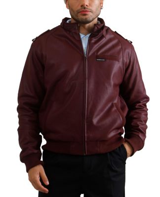 Men's Faux Leather Iconic Racer Jacket