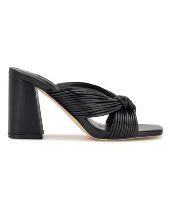 Nine West Women's Galinda Square Toe Strappy Dress Sandals - Macy's