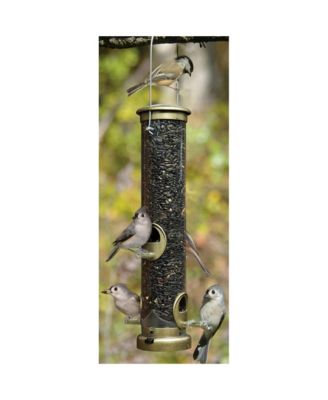 (ASP395) Quick Clean Seed Tube Feeder, Antique Brass, Medium