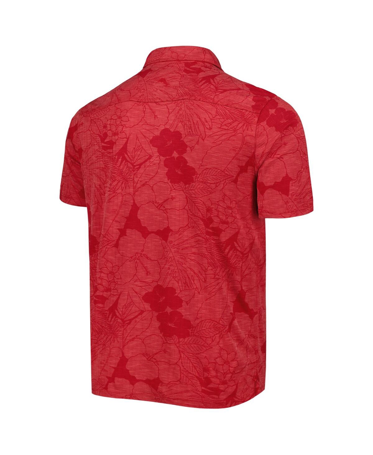 Shop Tommy Bahama Men's  Red Philadelphia Phillies Miramar Blooms Polo Shirt