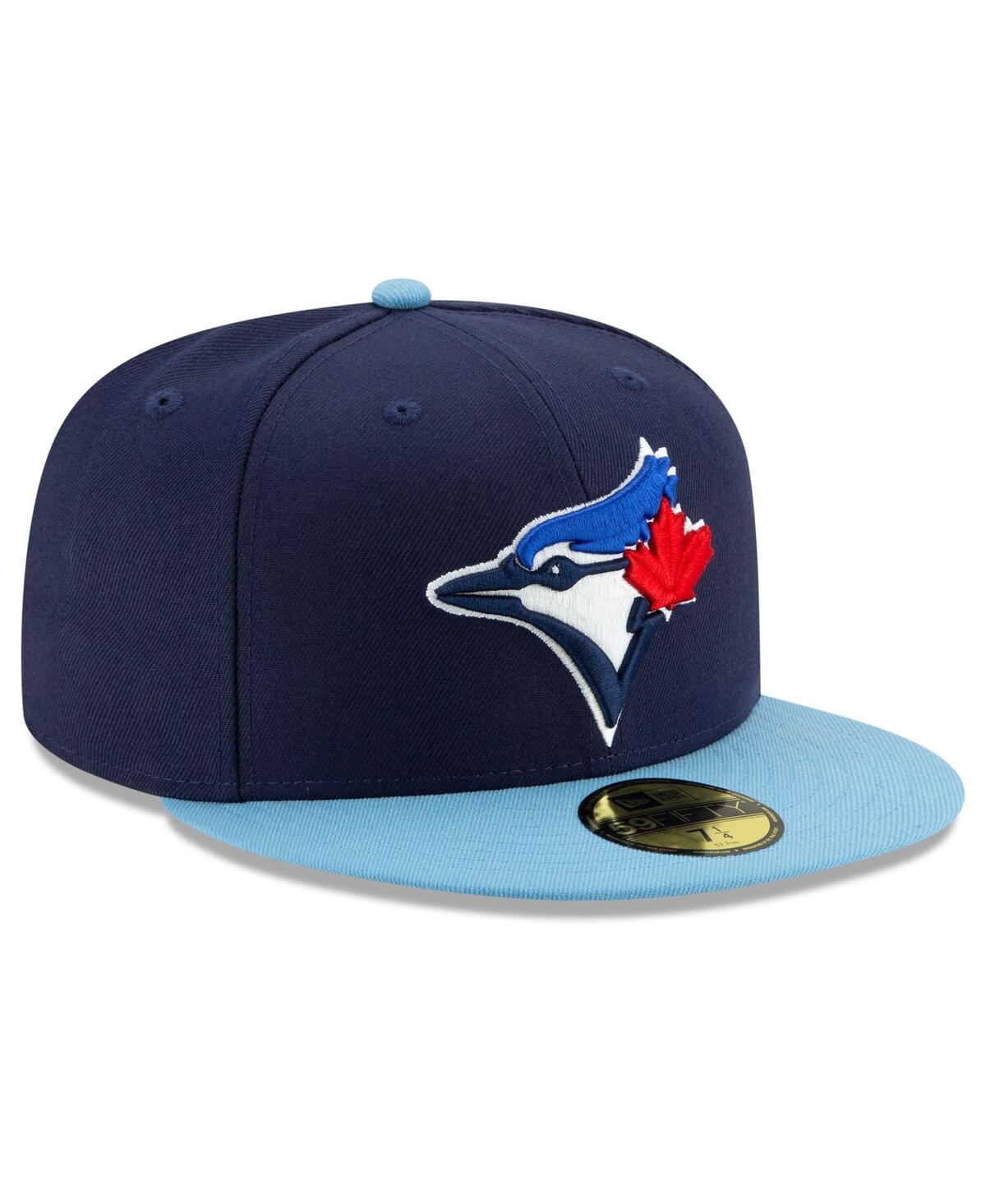 Shop New Era Men's  Navy Toronto Blue Jays Alternate 4 Authentic Collection On-field 59fifty Fitted Hat