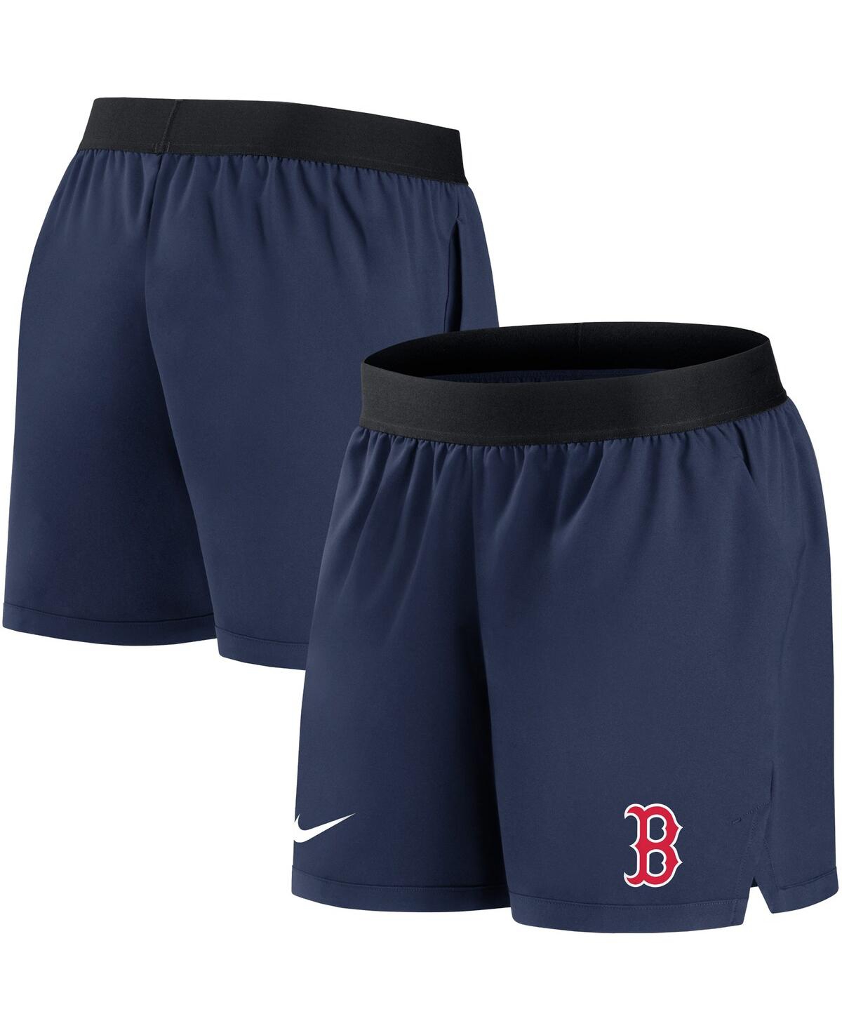 Nike Women's  Navy Boston Red Sox Authentic Collection Flex Vent Max Performance Shorts In Navy