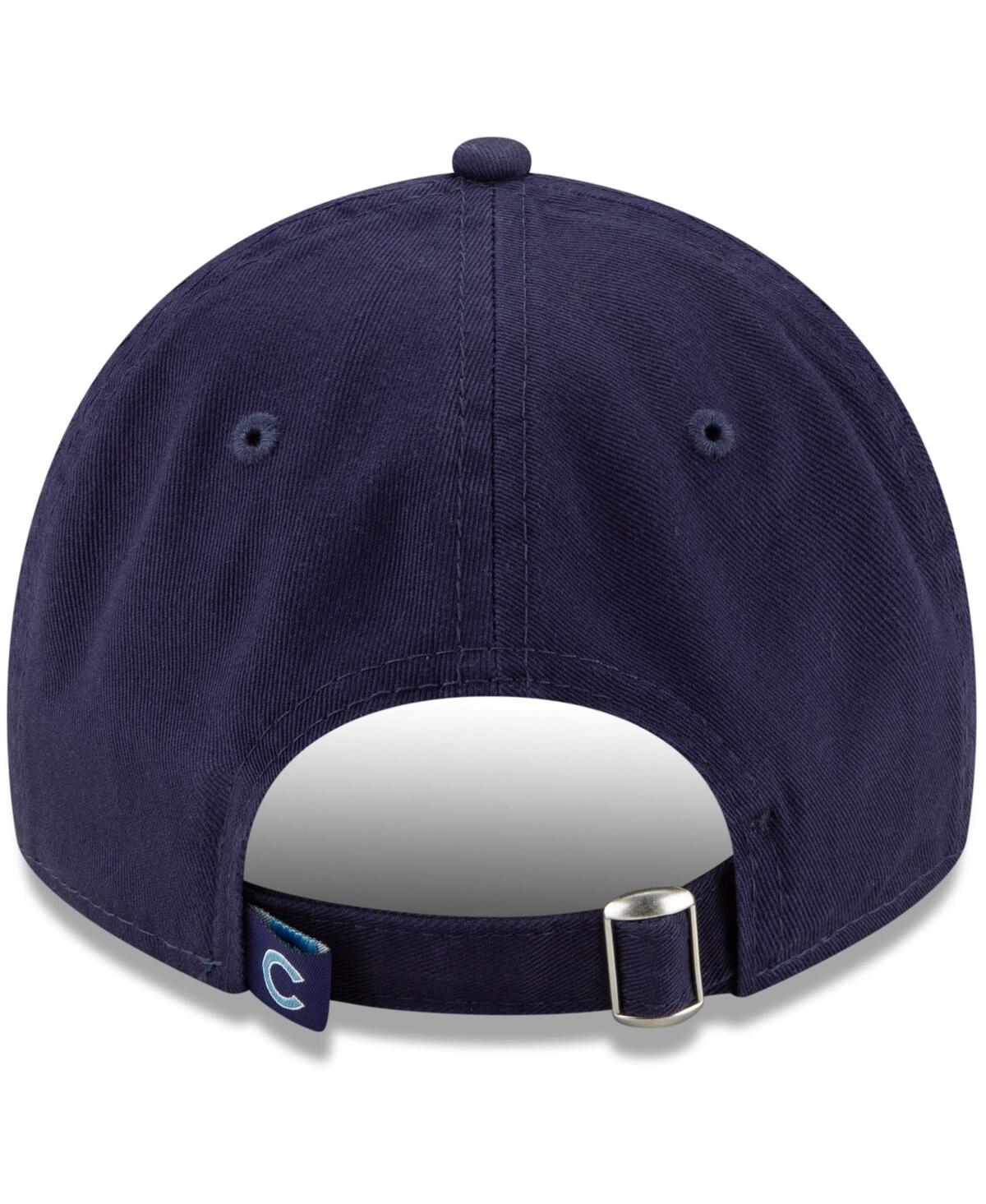 Men's New Era Navy, Light Blue Chicago Cubs City Connect 9TWENTY Adjustable Hat