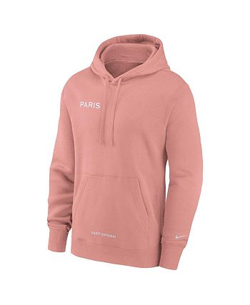 Nike Men s Pink Paris Saint Germain Fleece Pullover Hoodie Macy s