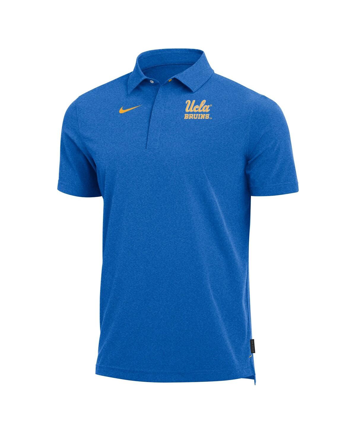 Shop Nike Men's  Heathered Blue Ucla Bruins 2022 Coach Performance Polo Shirt