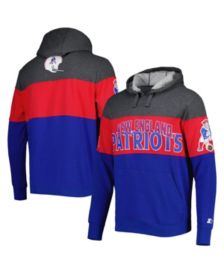 New England Patriots Neutral Colour Logo Hoodie - Mens - Big & Tall