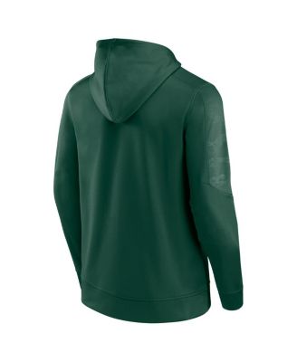 Men's Green Michigan State Spartans On The Ball Pullover Hoodie