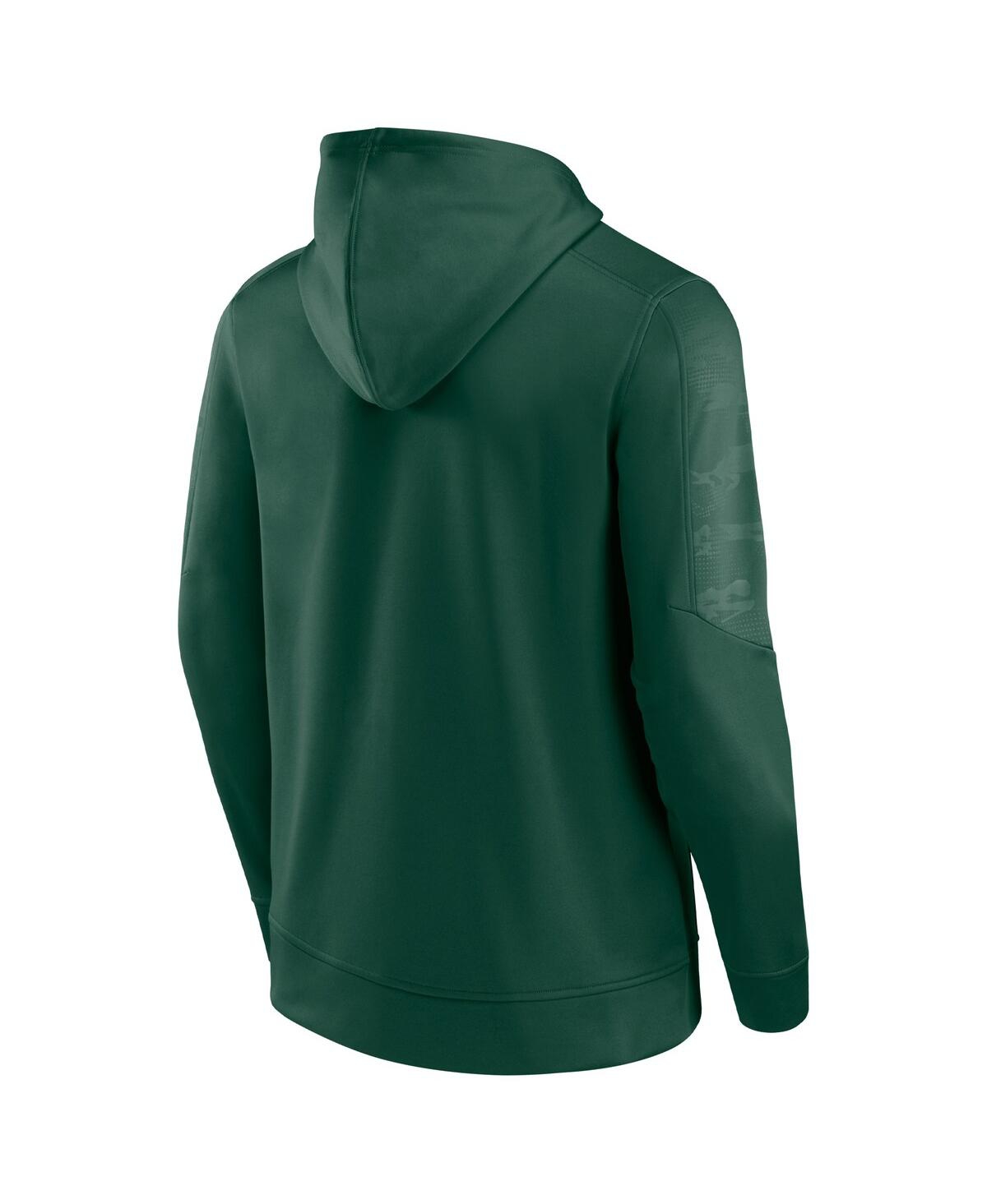 Fanatics Men's  Green Michigan State Spartans On The Ball Pullover Hoodie In Green