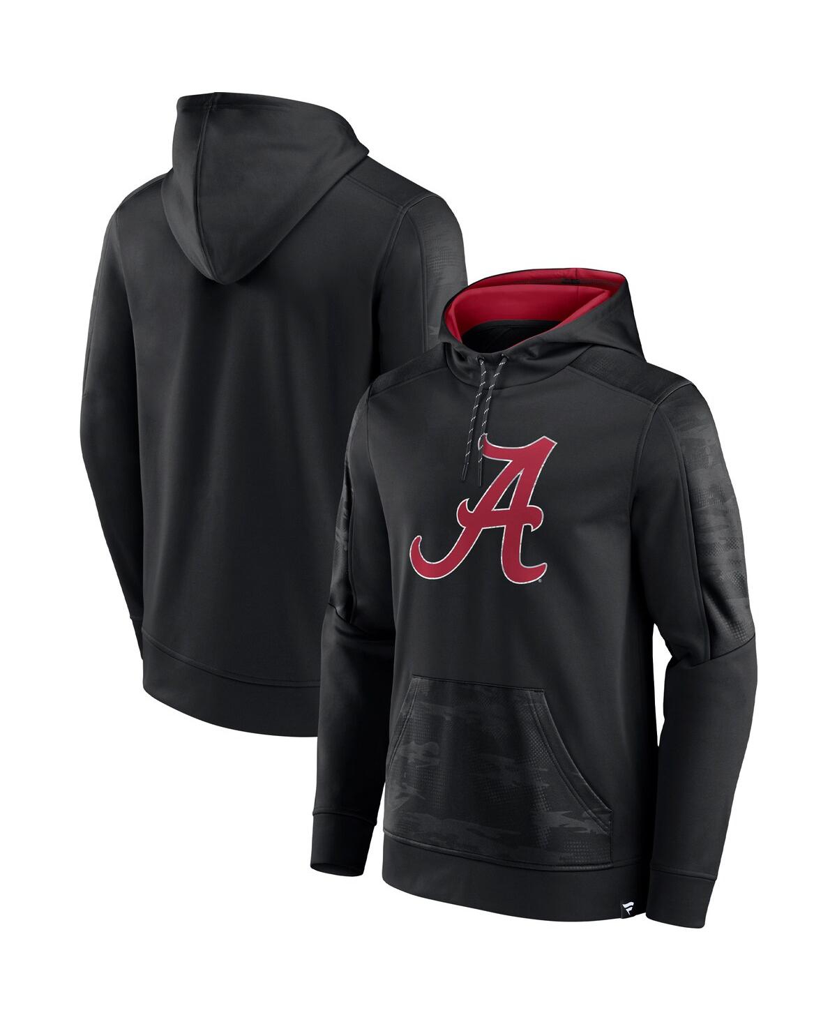 Fanatics Men's  Black Alabama Crimson Tide On The Ball Pullover Hoodie In Black
