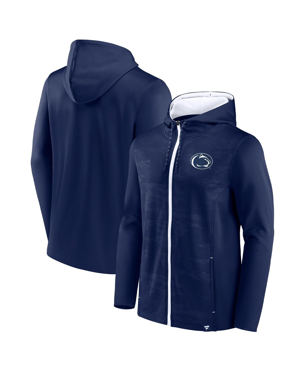 Fanatics Men's  Navy Penn State Nittany Lions Ball Carrier Full-zip Hoodie