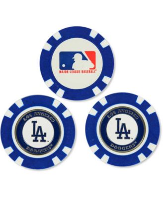 Team Golf - Los Angeles Dodgers 3-Pack Poker Chip Golf Markers
