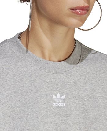 adidas Women's Essentials Fleece Crewneck Sweatshirt & Reviews - Tops -  Women - Macy's