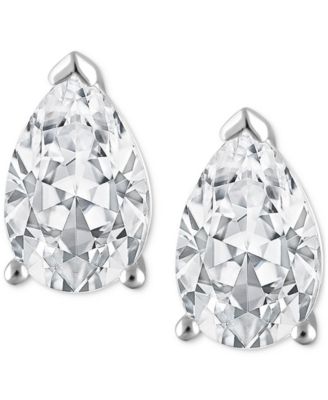 Certified Lab Grown Diamond Pear Stud Earrings (3 ct. t.w.) in 14k Gold