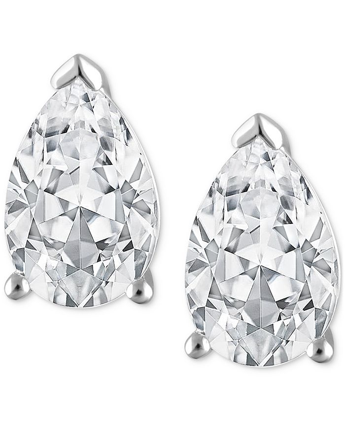 Badgley Mischka Certified Lab Grown Diamond Pear Stud Earrings (3 ct. t ...