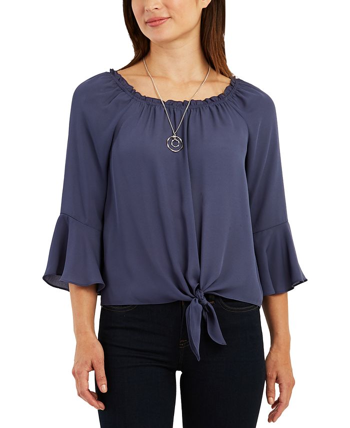 Juniors best sale peasant tops