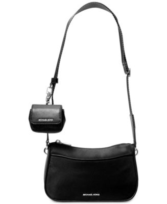 STEVE MADDEN Black Nylon Crossbody Mini Bag Purse Adjust