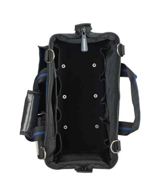 13 Inch Wide Mouth Blue and Black Tool Bag