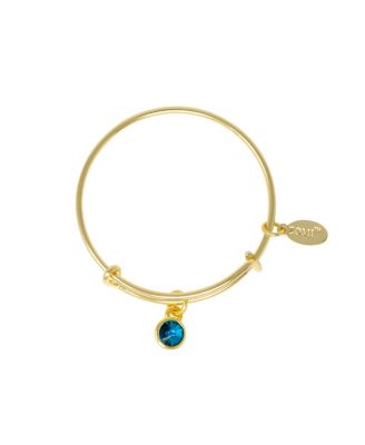 Zomi Gems Birthstone Bangle Bracelet for Kids - December