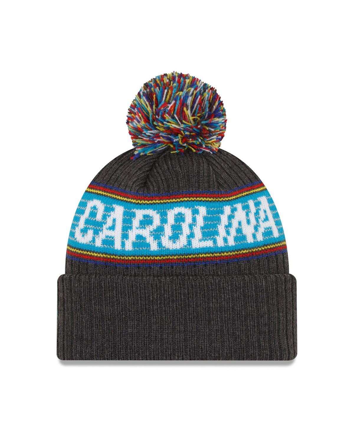 New Era Heather Charcoal Carolina Panthers 2022 Greg Olsen X Atrium Health Levine Children's Hospit In Heather Charcoal
