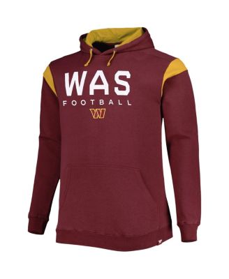 Men's  Burgundy Washington Commanders Big and Tall Call the Shots Pullover Hoodie
