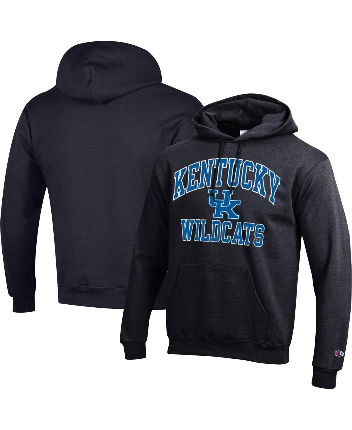 Champion Men's  Black Kentucky Wildcats High Motor Pullover Hoodie In Black
