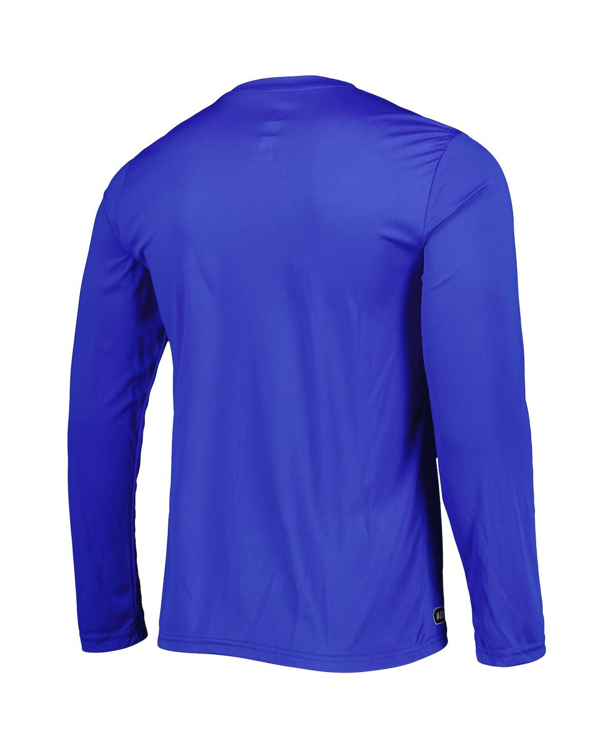NEW ERA MEN'S NEW ERA ROYAL LOS ANGELES RAMS COMBINE AUTHENTIC OFFSIDES LONG SLEEVE T-SHIRT 
