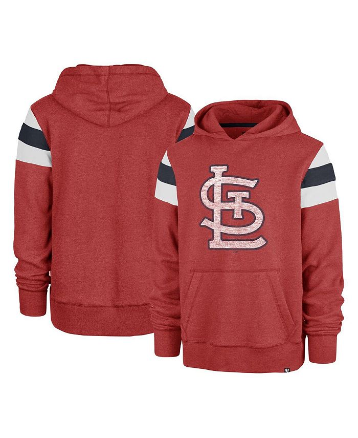 Stitches Men's Red St. Louis Cardinals Pullover Crew Sweatshirt - Macy's