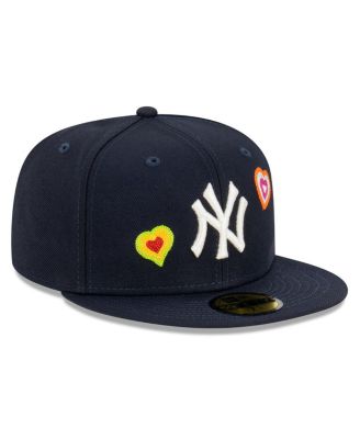 New Era Men's Navy New York Yankees Chain Stitch Heart 59FIFTY