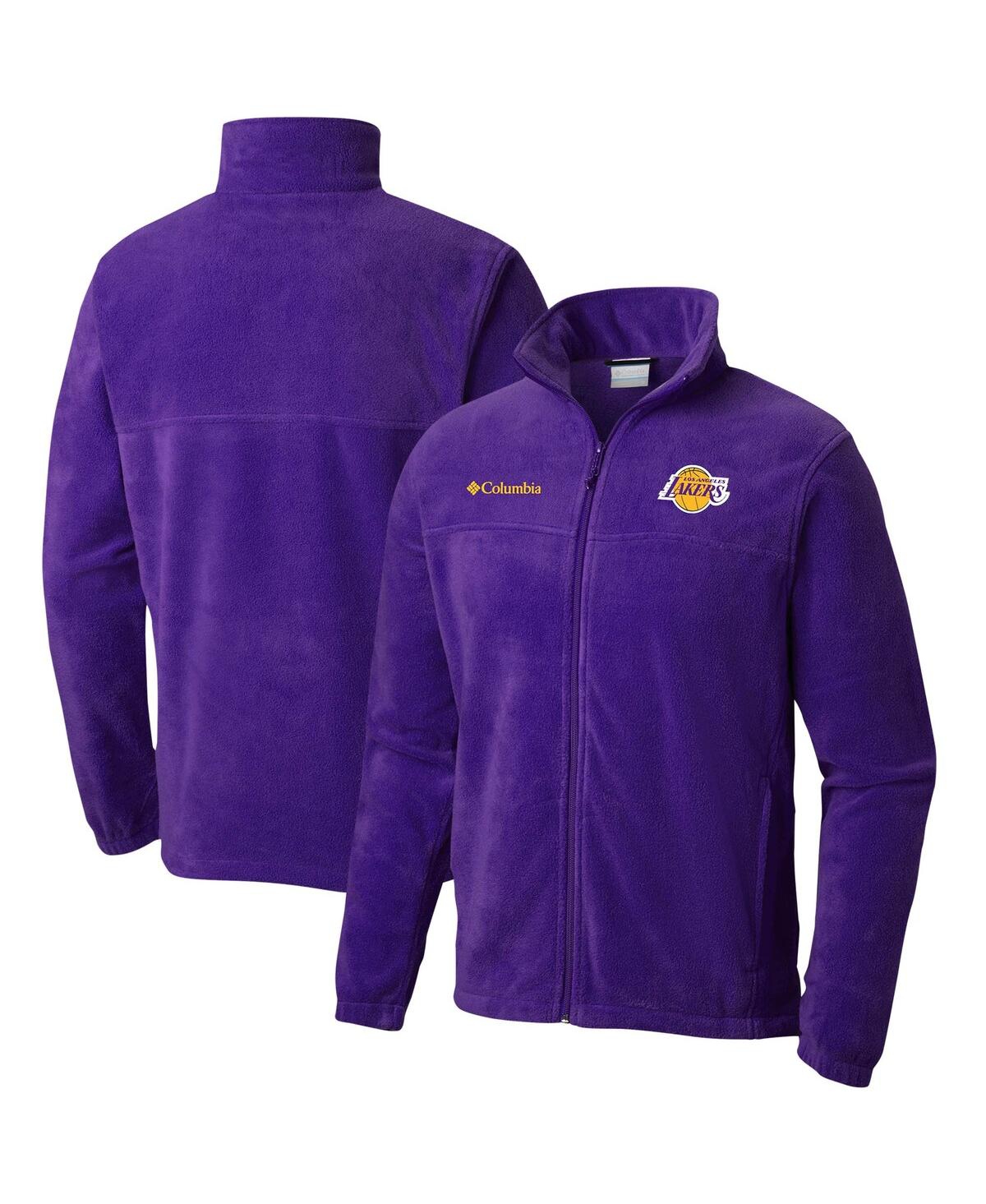 Men's ColumbiaLos Angeles Lakers Steens Mountain 2.0 Full-Zip Jacket - Purple