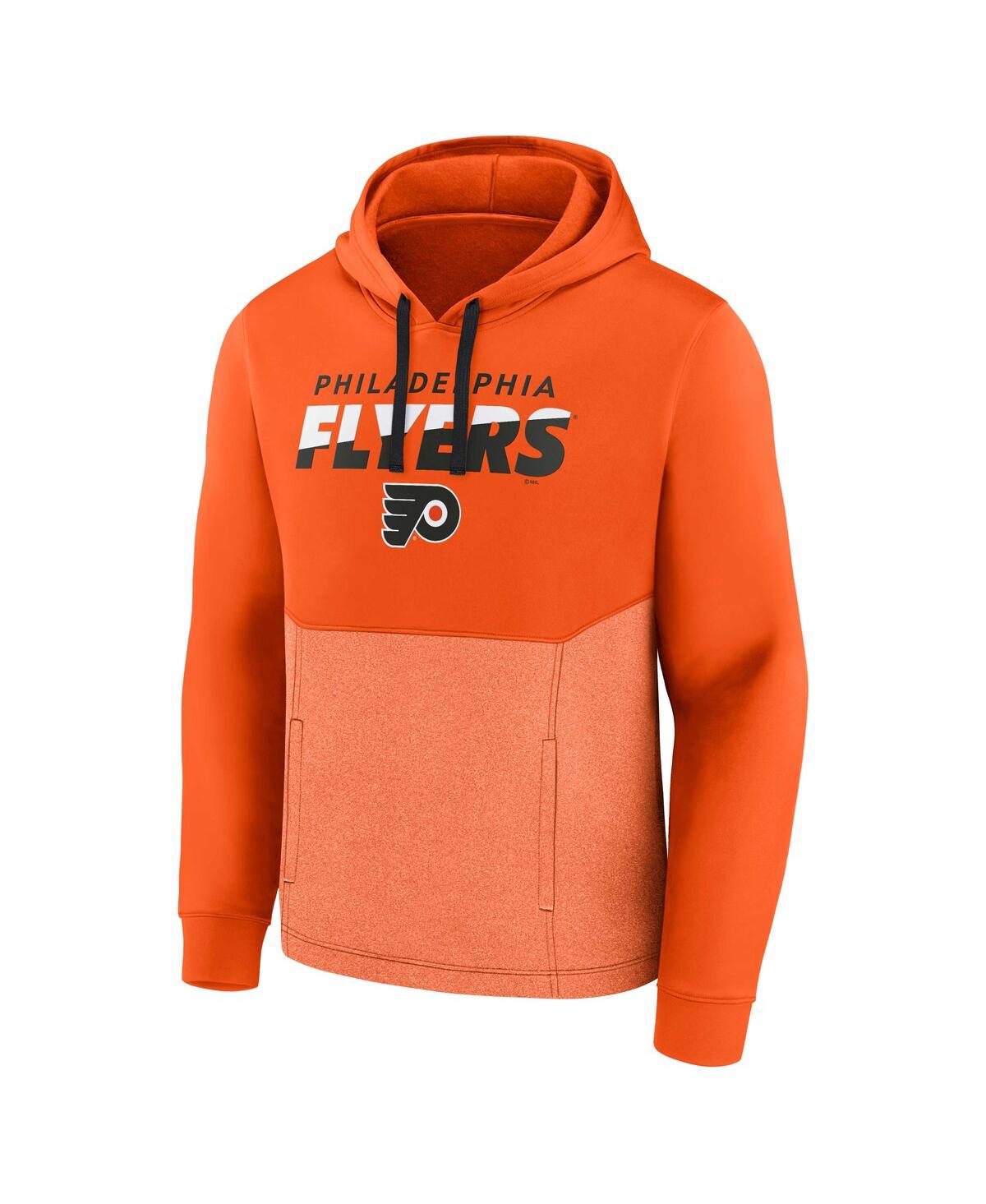 Shop Fanatics Men's  Orange Philadelphia Flyers Slash Attack Pullover Hoodie