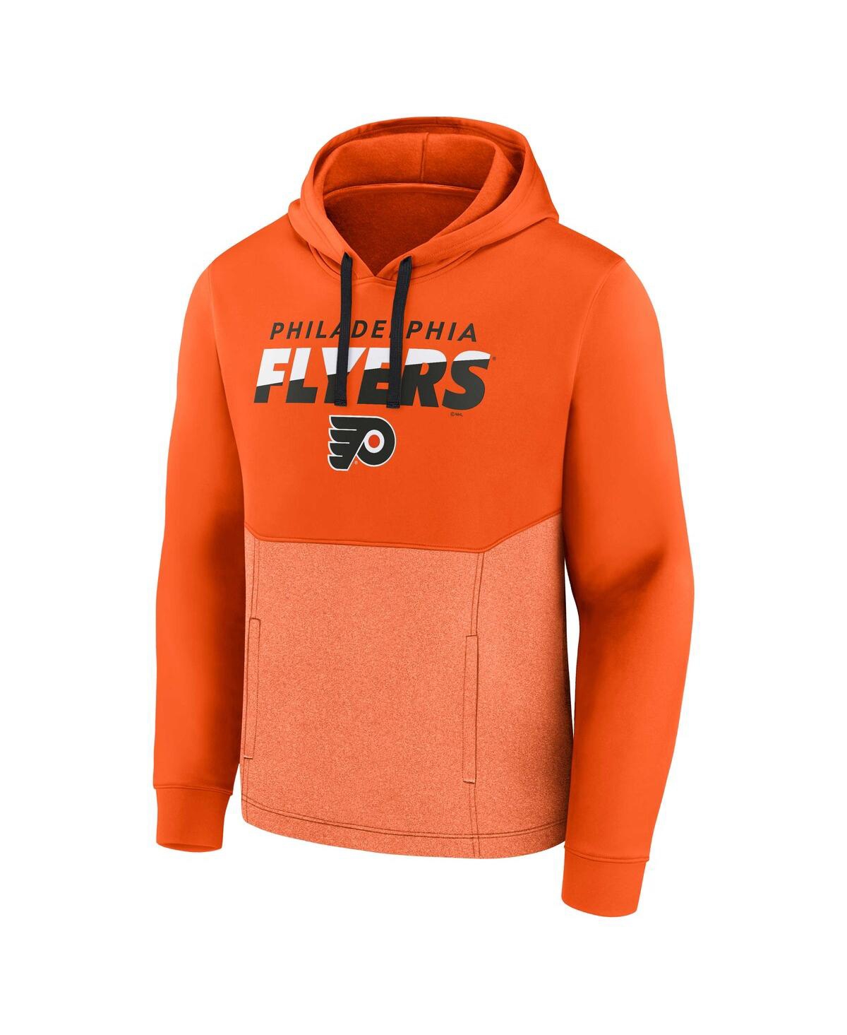 Fanatics Branded Orange Philadelphia Flyers Slash Attack Pullover Hoodie In Orange