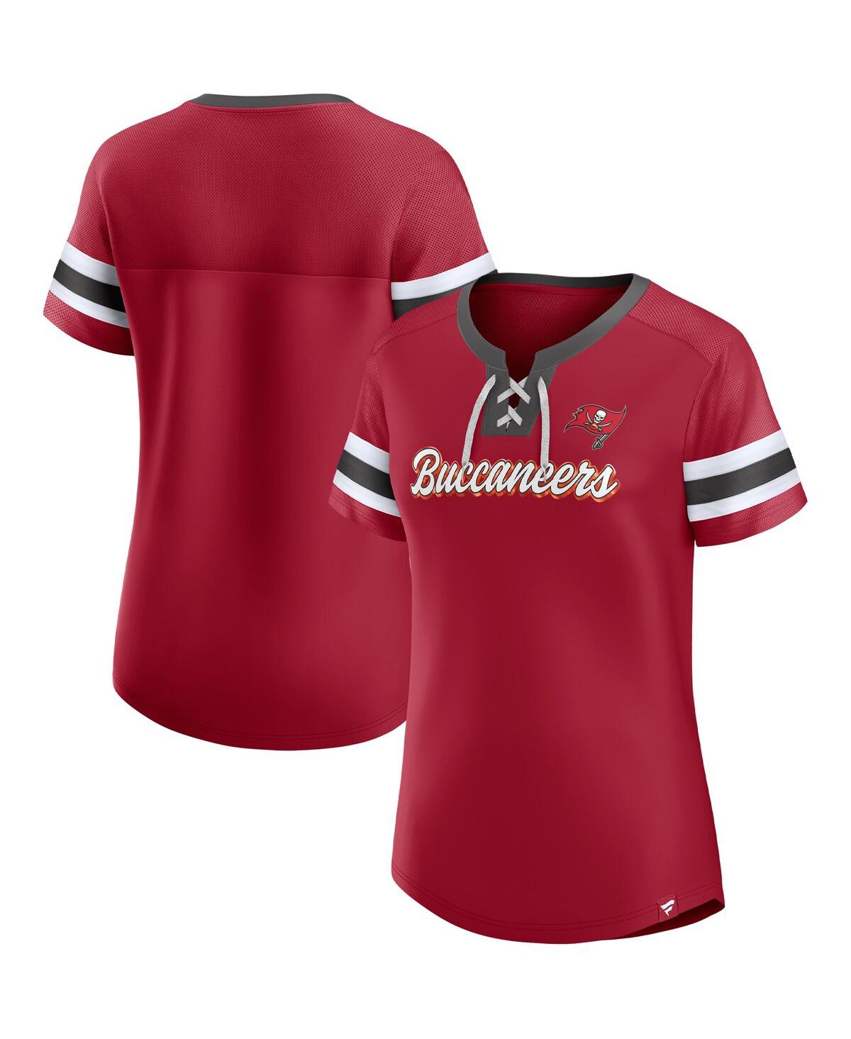 Fanatics Branded Cardinal Arizona Cardinals Original State Lace-up T-shirt In Red