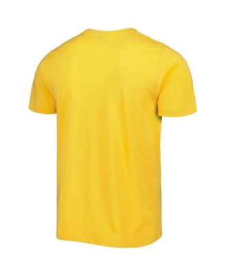 Men's Tyrese Haliburton Gold Indiana Pacers Caricature Tri-Blend T-shirt