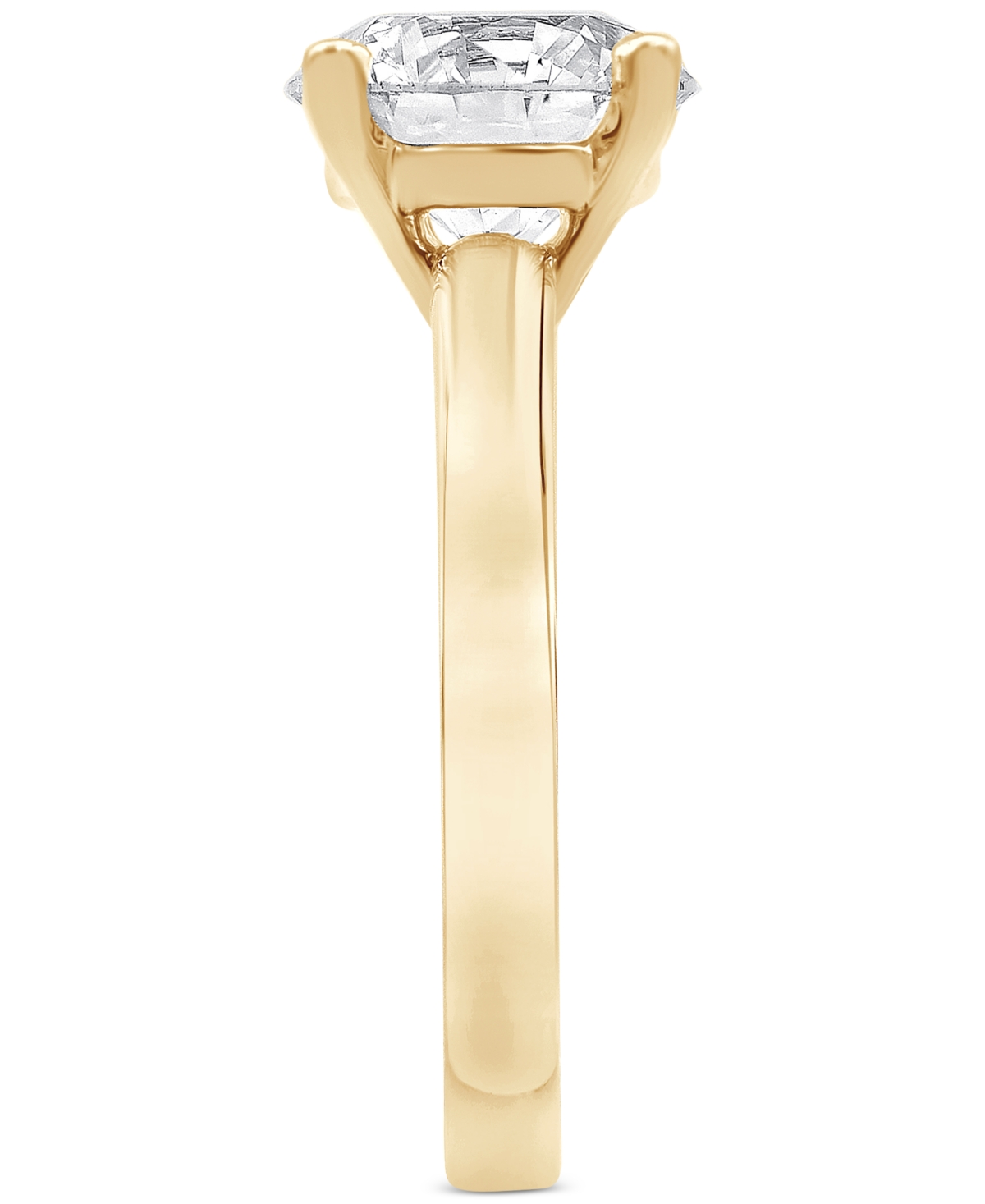 Badgley Mischka Certified Lab Grown Diamond Solitaire Engagement Ring (4 ct. t.w.) in 14k Gold