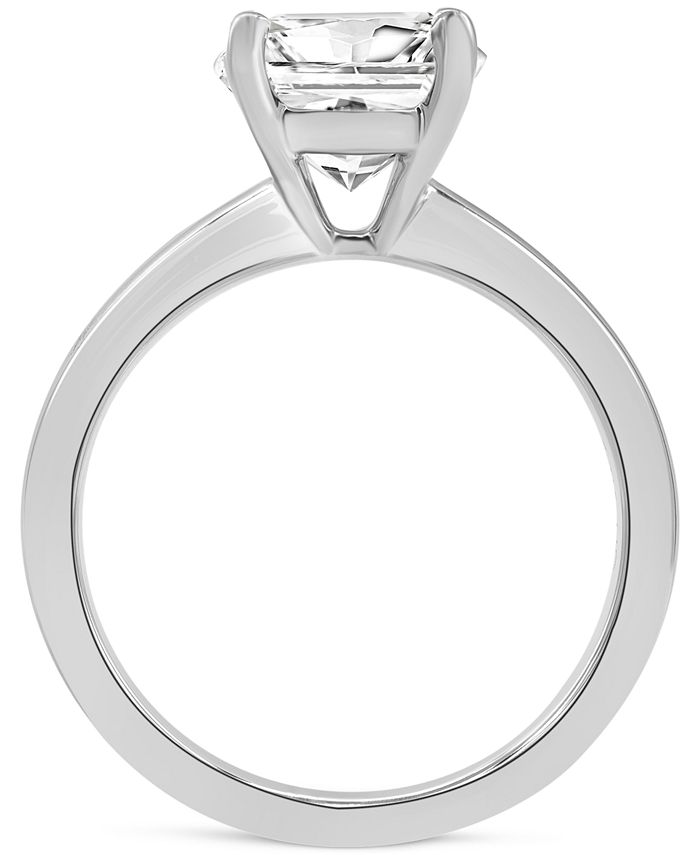 Badgley Mischka Certified Lab Grown Diamond PrincessCut Solitaire