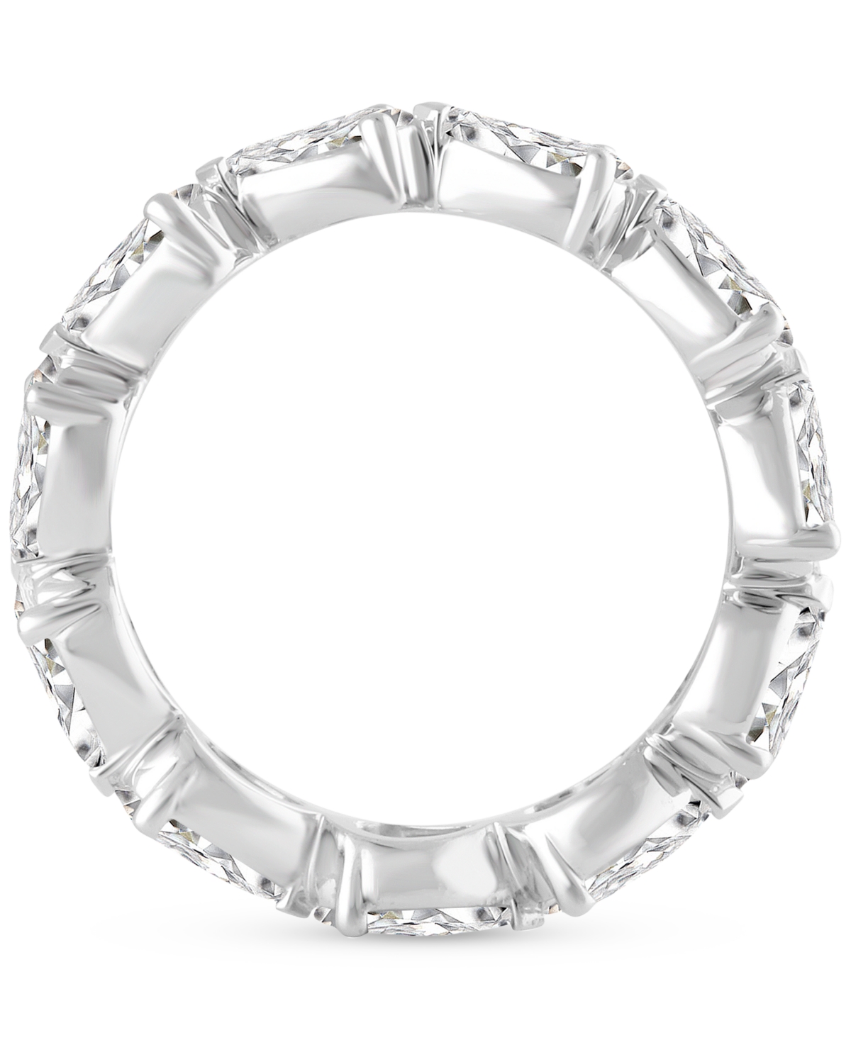 Badgley Mischka Certified Lab Grown Diamond Pear Eternity Band (4 ct. t.w.) in 14k Gold