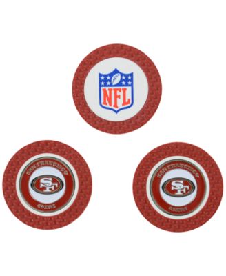 Team Golf - San Francisco 49ers 3-Pack Poker Chip Golf Markers