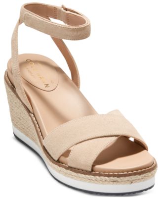 Cole Haan - Women's Cloud Crisscross Espadrille Wedge Sandals