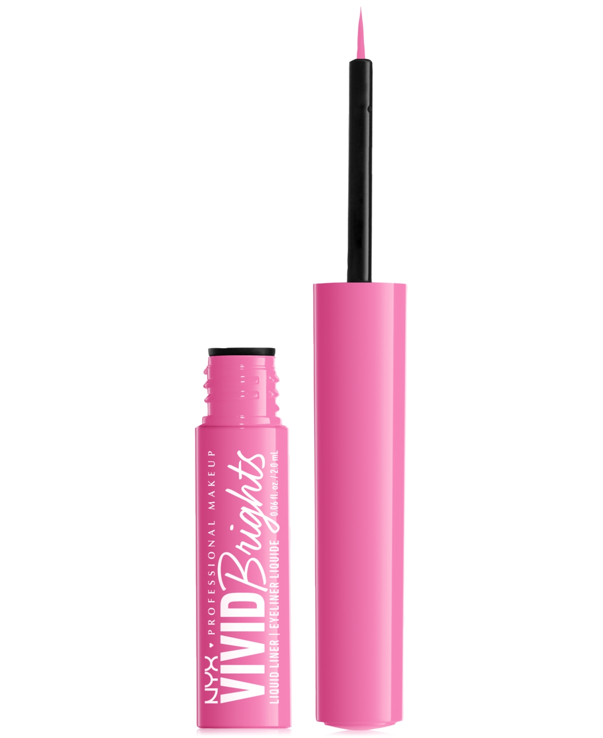 Nyx Professional Makeup Vivid Brights Liquid Liner In Dont Pink Twice