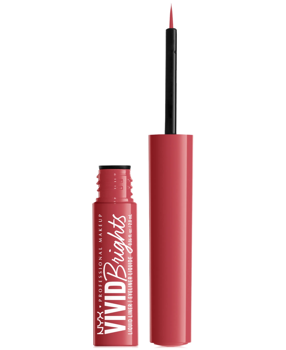 Nyx Professional Makeup Vivid Brights Liquid Liner In On Red