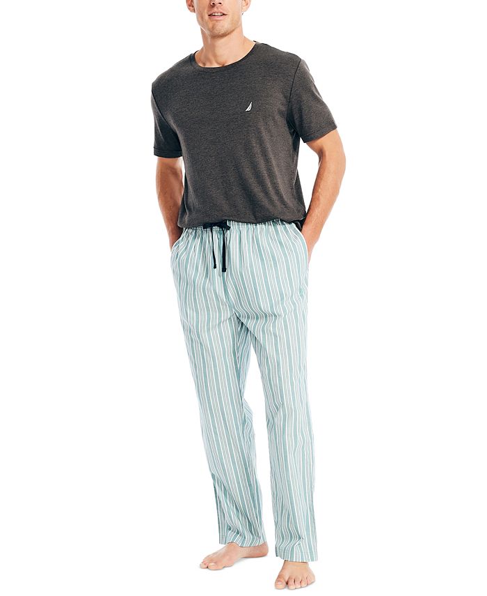 Nautica Men's ClassicFit StripePrint Poplin Sleep Pants Macy's