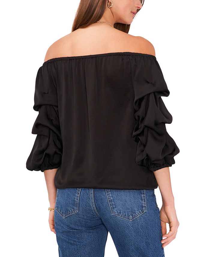 Vince Camuto Women's Off-the-Shoulder Balloon-Sleeve Blouse & Reviews ...