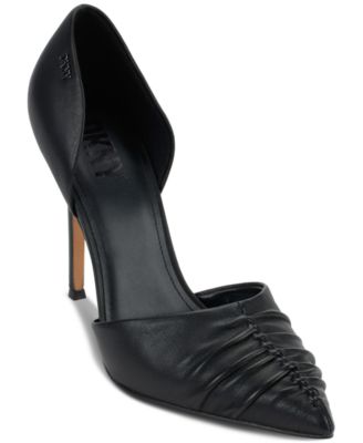 DKNY - Women's Maita Ruched Slip-On Pointed-Toe Pumps
