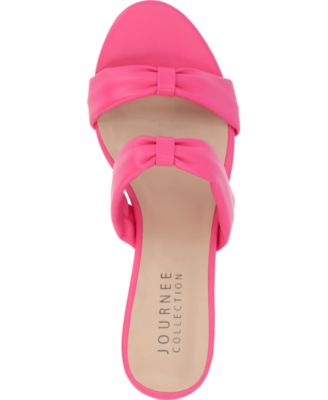 Women's Dyllan Double Strap Kitten Heel Dress Sandals