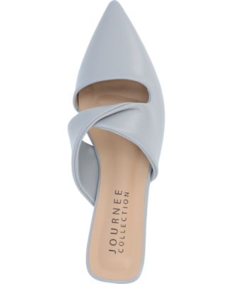 Women's Enniss Twist Cutout Pointed Toe Mules